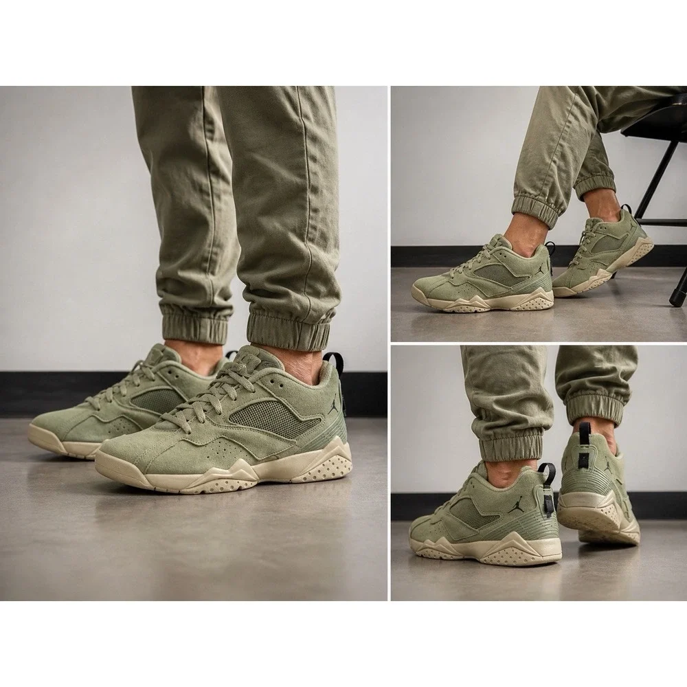 Nike Air Jordan MVP 92 Medium Olive Green Khaki Black HQ3950-201 sz 10 Men's